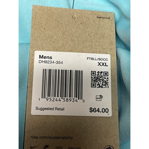 NEW! Nike Men's Academy Pro Colorblock Jacket 22 Full Zip Size XXL DH9234-354 - Picture 8 of 8